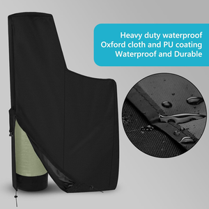 Funda Protectora Impermeable para Suavizador de Agua de Uso Rudo para Exteriores con Cremallera Dividida, Cordón Elástico y Hebilla Anti-UV - Product Image 3