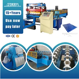 ZTRFM 새로운 고품질 유약 롤 성형 기계 아연 도금 강철 루핑 시트 프레스 기계