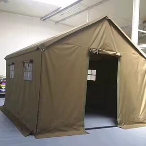 Carpa de Camping Impermeable de Lona de Algodón Oxford, Portátil, para las Cuatro Estaciones, con un Dormitorio y una Sala de Estar, para la Guerra - Product Image 2