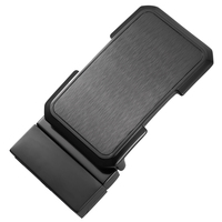 Boucle de ceinture automatique en alliage personnalisée en gros LY35-07106, boucle à cliquet vierge brossée gravable, remplacement pour ceinture en cuir pour homme