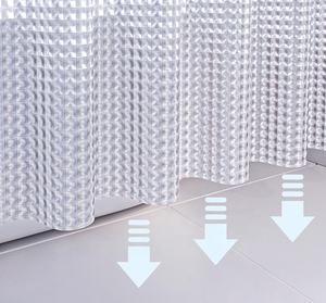 <span class=keywords><strong>Rideau</strong></span> <span class=keywords><strong>de</strong></span> <span class=keywords><strong>douche</strong></span> EVA à motif 3D <span class=keywords><strong>de</strong></span> haute qualité avec 12 crochets en plastique <span class=keywords><strong>transparent</strong></span> étanche pour salles <span class=keywords><strong>de</strong></span> bain - Product Image 6