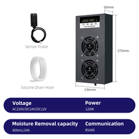 Climatiseur industriel Peltier 120W DC, RS485 intelligent, déshumidification automatique, 800mL/24h, économie d'énergie, alliage d'aluminium haute performance