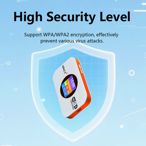 <span class=keywords><strong>Router</strong></span> <span class=keywords><strong>WiFi</strong></span> 6 4G LTE con Pantalla LCD a Color, Batería de 3000mAh, Punto de Acceso <span class=keywords><strong>WiFi</strong></span> de Bolsillo, Compatible con Bandas Globales B20 para Viajes y Oficina - Product Image 4