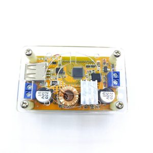 Módulo de Alimentación Ajustable de 5A DC |   Medidor de voltaje y amperaje con pantalla LCD dual CV/CC, convertidor reductor de alta eficiencia W835 - Product Image 3