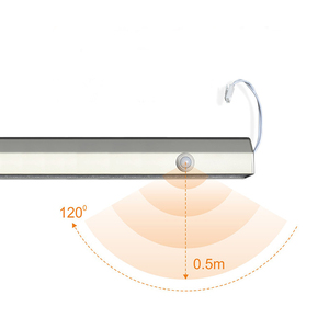 Lumière LED de garde-robe en aluminium avec détecteur de mouvement, tige de placard avec Support pour penderie, lampes d'armoire des vêtements - Product Image 4