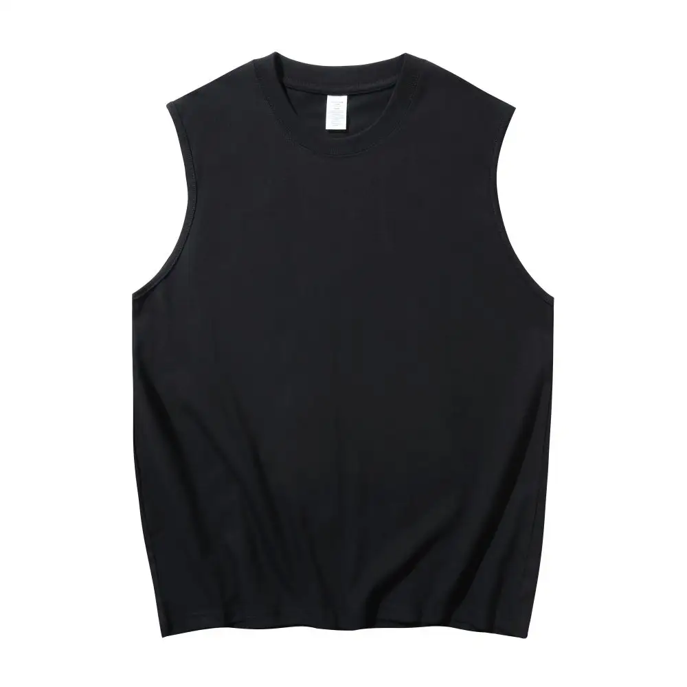 Factory hot sales Wholesale Men's All Cotton Vests Summer Sweat Absorbing Breathable Sports Casual Vests