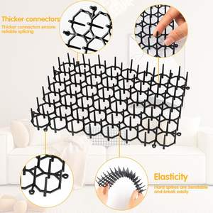 للبيع بالجملة سدادات شبكة حفر 15x20 Prickle حصير ردع للقطط طارد للقطط ضد المسامير مع المراسي - Product Image 3