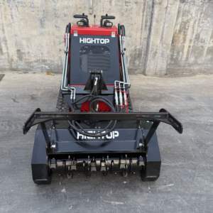 รถตักล้อยางขนาดเล็ก Mini V1000 พร้อมเครื่องบดไม้ขนาด 32 นิ้ว สำหรับงานป่าไม้ มีจำหน่าย พร้อมเครื่องยนต์ ปั๊ม และส่วนประกอบหลัก - Product Image 6