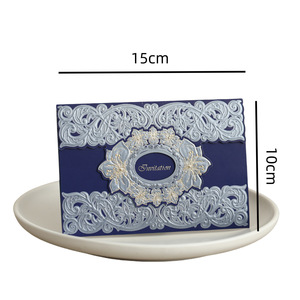Carte d'invitation de mariage style européen OEM, prix bas, bonne qualité. - Product Image 1