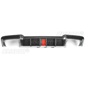 New Car Rear Bumper <b>Diffuser</b> Lip Chin Body Kits W/ <b>Led</b> Brake Light for BMW F10 528i 530i M Sport 2010-2016 Rear Bumper Spoiler - Product Image 3