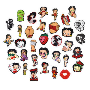 Vente en gros Fashion Girl Pvc populaire pour les enfants <span class=keywords><strong>Betty</strong></span> <span class=keywords><strong>Boop</strong></span> Anime Charm Designer <span class=keywords><strong>Betty</strong></span> <span class=keywords><strong>Boop</strong></span> Clog Charms - Product Image 1