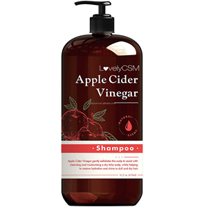 LovelyCSM biotine <span class=keywords><strong>vinaigre</strong></span> de cidre de pomme shampooing perte de cheveux revitalisant à la noix de coco shampooing et revitalisant sans sulfate de parabène biologique - Product Image 5
