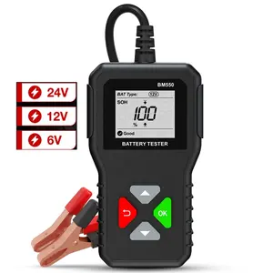 Autos ystem Batterien Analysator Auto Batterie Werkzeug PK KW208 BM550 Batterie tester 6V 12V 24V 2000A CCA Kapazität Digital