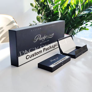 हाई एंड हैंडमेड मैग्नेटिक क्लोजिंग कस्टम लोगो विशेष पेपर बुक आकार के सिगरेट पैकेजिंग बॉक्स 10 पैक x200 - Product Image 2