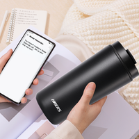 2025 nouvelle bouteille d'eau de gobelet intelligent avec rappel d'eau APP logo personnalisé tasse de gobelet en acier avec couvercle conception étanche