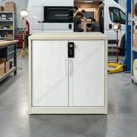 Porte de placard à enroulement en plastique ABS avec serrure à code sans clé pour camping-car, motorhome, caravane