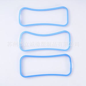 Anneau d'étanchéité en silicone bleu Zhi Licheng, moulage par compression rectangulaire pour l'étanchéité à l'eau automobile, ignifuge V-0 - Product Image 2