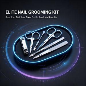 <b>Nail</b> Clipper Manicure Set Stainless Steel Pedicure Grooming <b>Kit</b> For Fingernail Toenail Care - Product Image 2