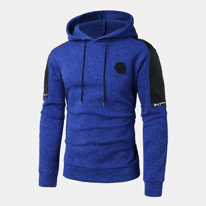 New Solid Color 100% Cotton Winter Breathable Comfortable <b>Workout</b> Gym Moisture-Wicking Durable Long-Lasting Men <b>Hoodies</b> - Product Image 1