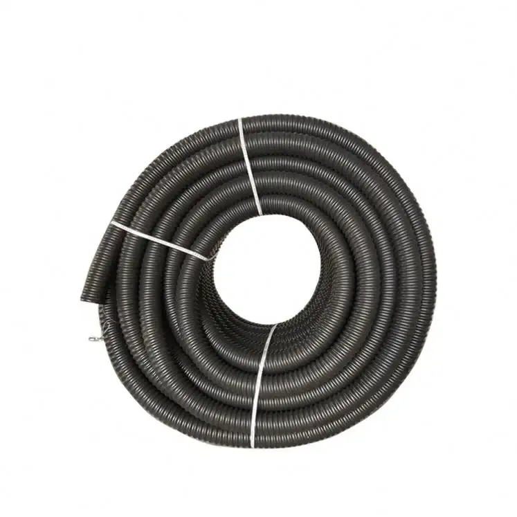Tuyau flexible en plastique PA Tube à soufflet, prix d'usine tube en nylon naturel tuyau ondulé tuyau d'ondulation