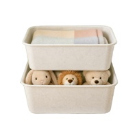Boîte de rangement pliable en feutre épais, organisateur non tissé pour vêtements saisonniers et literie