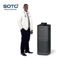 Purificateur d'air médical SOTO YM avec filtre HEPA, élimine les odeurs, pour hôpital, bureau, espace public, design modulaire, purificateur d'air électrostatique HEPA DIY