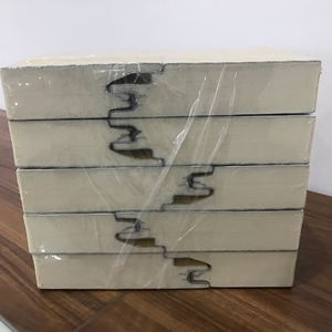 Panneaux sandwich/panneaux isolants PUR/PIR de 200 mm de largeur, panneaux muraux métalliques isolés pour usage <span class=keywords><strong>industriel</strong></span> extérieur, pour entrepôt, ignifuges - Product Image 2