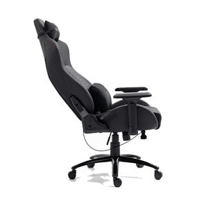 Aleación de aluminio 4D Pies de acero mate Azul Negro Silla para juegos <span class=keywords><strong>Iskur</strong></span> Gamer Silla Ra Zer <span class=keywords><strong>Iskur</strong></span> Cojín lumbar incorporado Silla para juegos - Product Image 6