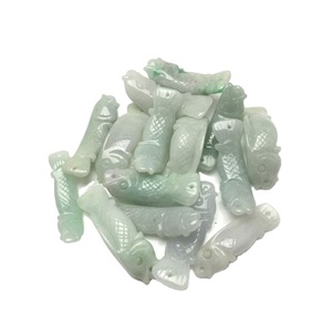 Jadeite ได้รับการรับรองเกรด A Sihui ขายส่งหยกพม่าเครื่องประดับจี้หยกจี้ข้อมือปลาเครื่องประดับ - Product Image 1