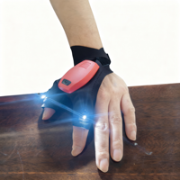 Guantes con Luz LED para Trabajo con las Manos Libres, Linterna para Reparación de Automóviles y Mantenimiento de Muebles