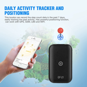 Mini Rastreador GPS GF21 en Tiempo Real <span class=keywords><strong>para</strong></span> Automóvil, <span class=keywords><strong>Dispositivo</strong></span> Antirrobo con Control por Voz, Grabación, Localizador con Micrófono HD, WIFI+LBS+GPS - Product Image 2