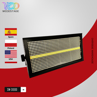 Luz Estroboscópica LED RGB 3 en 1 de 200W, 8+8 Particiones, DMX512, Proyección Matricial, Súper Brillante, para DJ, Bodas, Fiestas, Iluminación de Escenarios