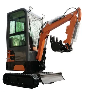 Chi phí cao hiệu suất Mini Máy xúc các loại máy xúc 1ton Mini Máy xúc Kubota động cơ để bán