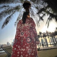 Abaya Plisado Estilo Miyake ODM para Mujer Vestido Islámico de Oriente Medio Estampado Talla Grande Túnica Modesta Vestidos Tradicionales para Iglesia para Damas Altas