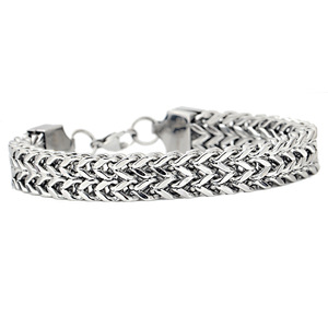 Pulsera de Cadena de Hueso de Dragón de Acero Inoxidable de 12 mm, Joyería de Estilo Punk Rock Hip Hop para Hombres y Mujeres - Product Image 5