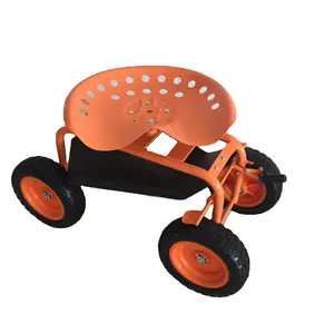 Скутер с колесами и подносом для инструментов 360 поворотного сиденья