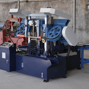 เครื่องตัดโลหะอัตโนมัติควบคุมด้วยระบบ PLC เครื่องเลื่อยสายพานสำหรับโลหะประเภทอลูมิเนียมและเหล็กรุ่น GSK4230 - Product Image 2