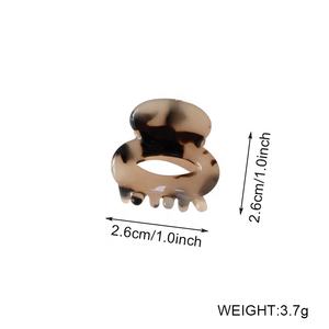 Vendita calda ragazze Mini acetato coreano capelli artiglio 2.6-cm carino colorato clip di capelli accessori per donna - Product Image 6