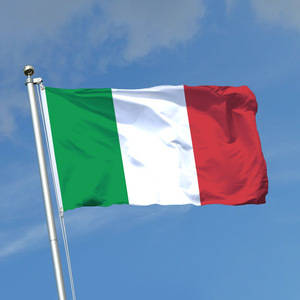 Drapeau italien 90x150cm en polyester rectangulaire renforcé pour usage extérieur - Product Image 1