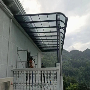 Struttura <span class=keywords><strong>in</strong></span> alluminio baldacchino resistente UV balcone parasole tetto <span class=keywords><strong>in</strong></span> <span class=keywords><strong>policarbonato</strong></span> - Product Image 3