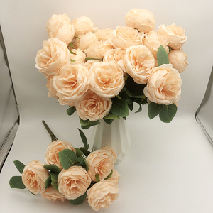 EG-A203 Fiori Artificiali all'Ingrosso, Bouquet di Rose in Seta, Mazzo di Fiori Artificiali, Mazzo di Rose in Seta - Product Image 4