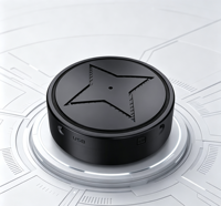 Traceur GPS Magnétique Puissant GF07 Sans Fil GSM en Plastique ABS pour Animaux, Personnes Âgées et Enfants, Localisation en Temps Réel, Autonomie de 7 à 15 Jours