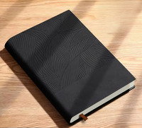 Journal de mouton en cuir souple d'affaires haut de gamme cahier A3 fil couture épaissi coffret cadeau Logo imprimé personnalisé