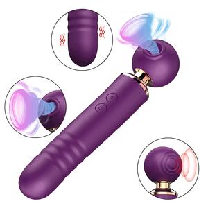 Groothandel 10 Frequentie Telescoping Handheld Elektrische Persoonlijke Stimulator Dubbele Stimulatie <span class=keywords><strong>Sextoy</strong></span> Voor Vrouwen - Product Image 1