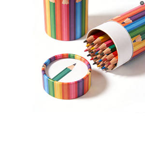 Tube en carton cylindrique pour crayons, crayons de couleur, stylos, peintures, fournitures scolaires, boîte cadeau personnalisée, fabricant de tubes en carton - Product Image 3