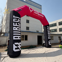 Arche publicitaire gonflable durable en Oxford, grand portail d'entrée personnalisé pour événements et promotion de lancement