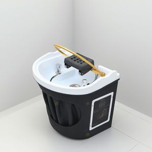 Modern Multifunction Barbershop Equipment <strong>Portable</strong> Head <strong>Shampoo</strong> Basin Luxury Removable Spa <strong>Sink</strong> No Plumbing with Steamer - Product Image 1