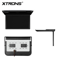 Moniteur de toit XTRONS 21,5 pouces 1920x1080P avec haut-parleurs stéréo et entrée multimédia pour autocars / bus / camping-cars