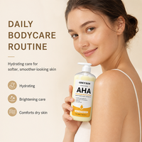 AHA Fruit Acid Bodylotion Vitamine E Vitamine C Verlichtende Hydraterende Hydroxyzuur Huidverzorgingslotion