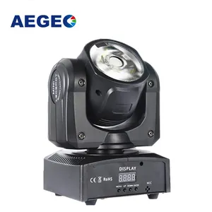 Mini luces Led de escenario, foco con cabeza móvil, certificado CE, 60W